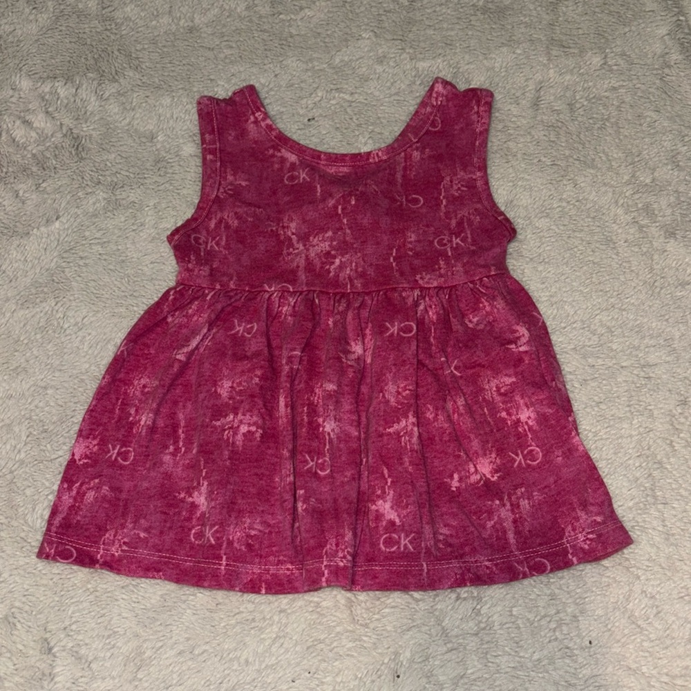 Calvin Klein pink tank top shirt 3T